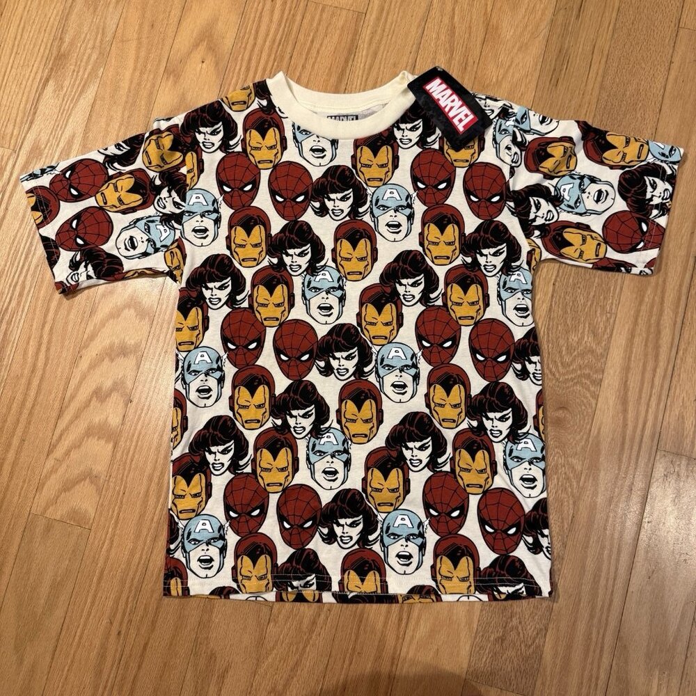 Marvel Kids Large AOP T Shirt youth teens